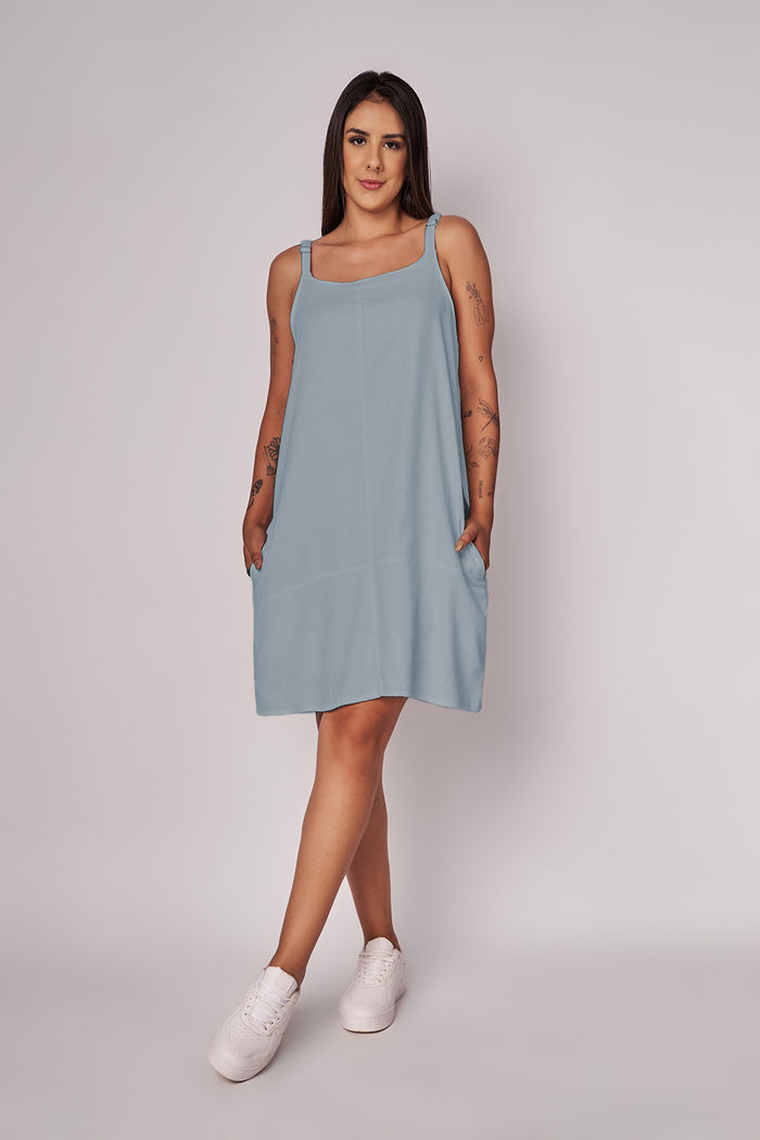 Vestido Cristalia Celeste