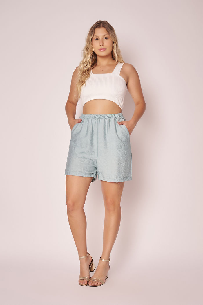 Short Leonor Azul Piscina