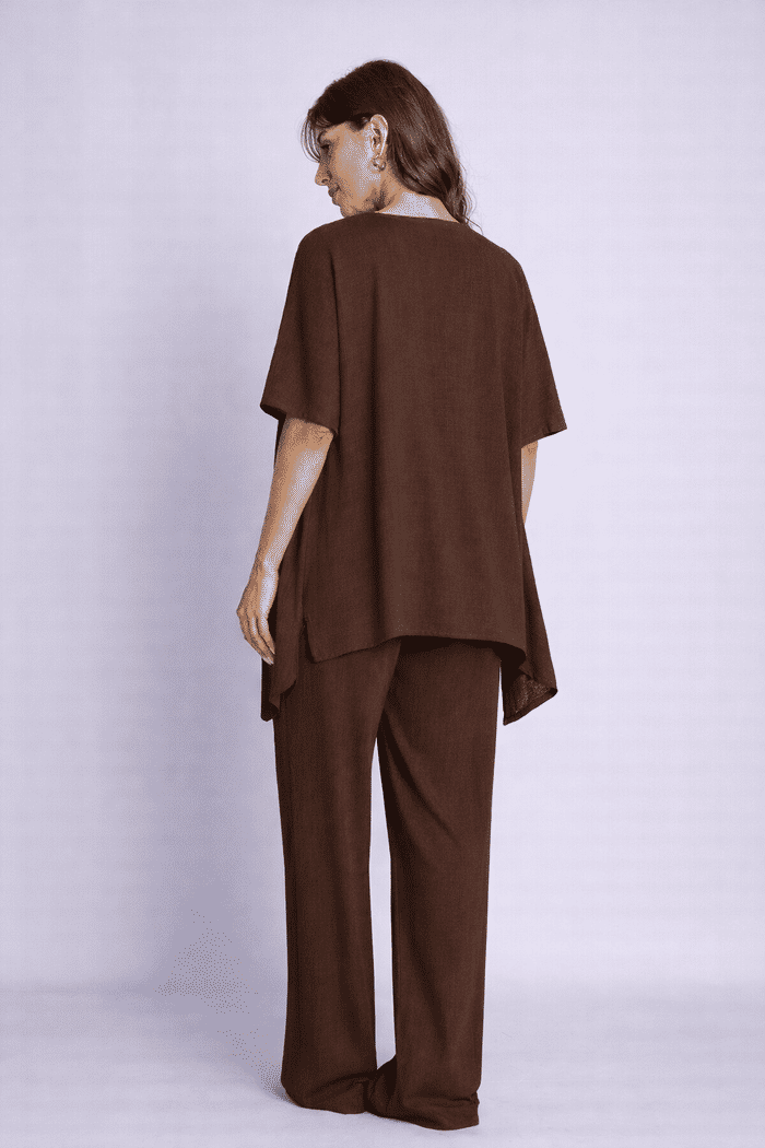 Conjunto Eli Chocolate - 3 Peças