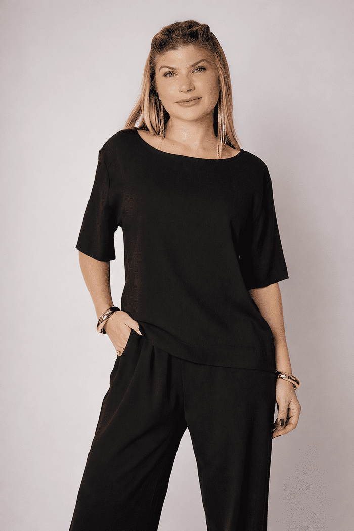 Conjunto Chloe Preto - 2 Peças