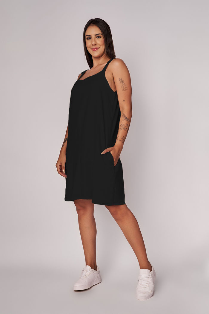 Vestido Cristalia Preto