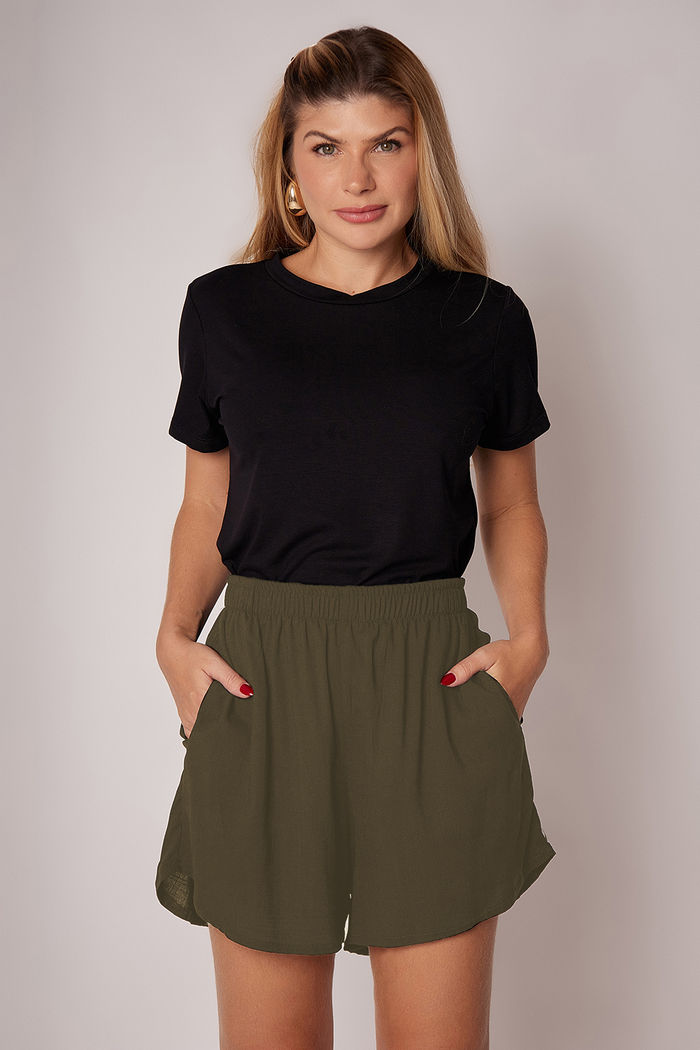 Short Heleni Olive