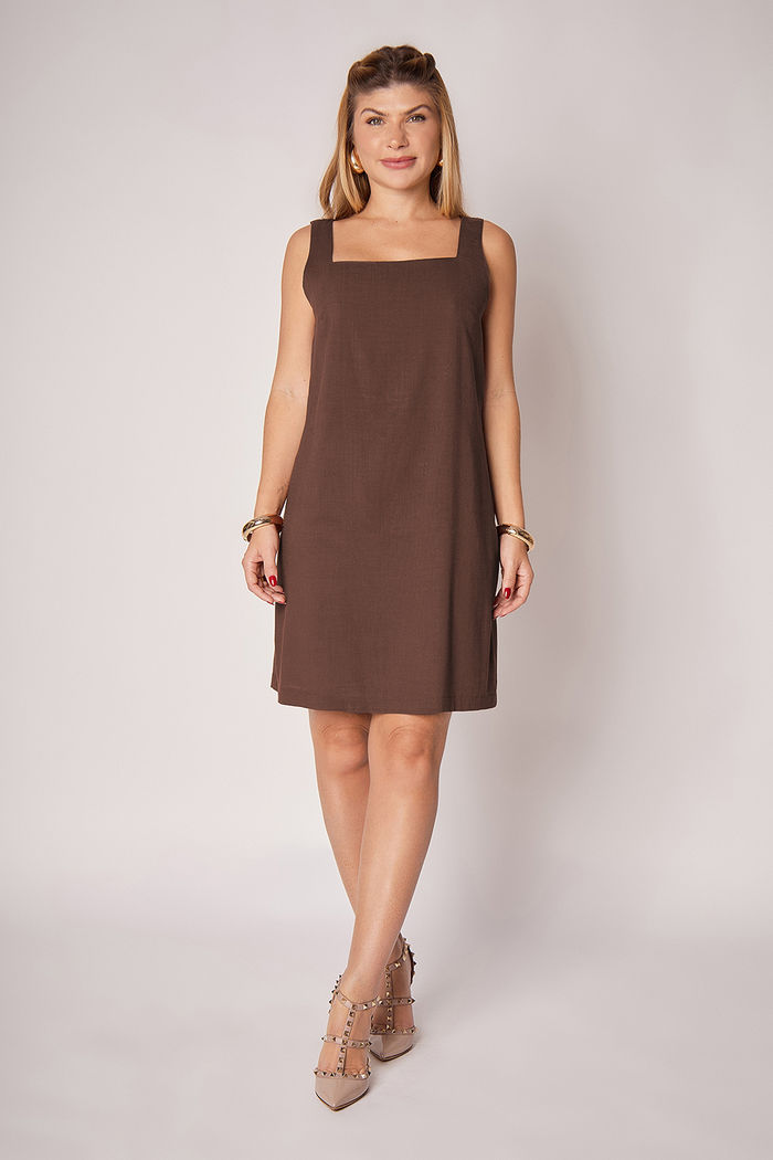 Vestido Greice Café