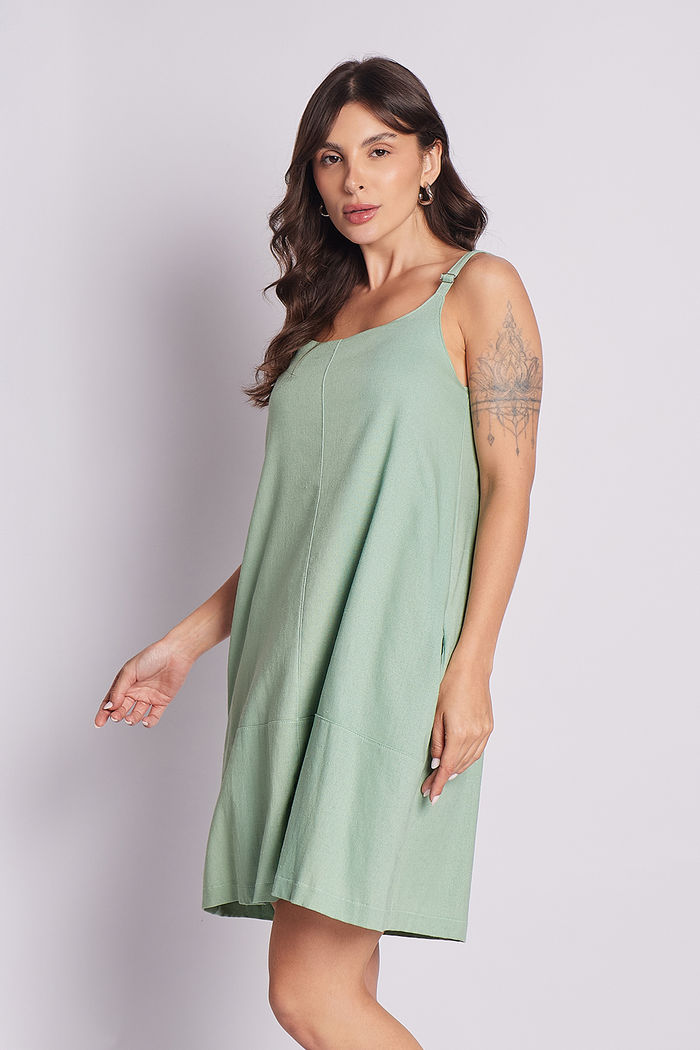 Vestido Cristalia Botânico