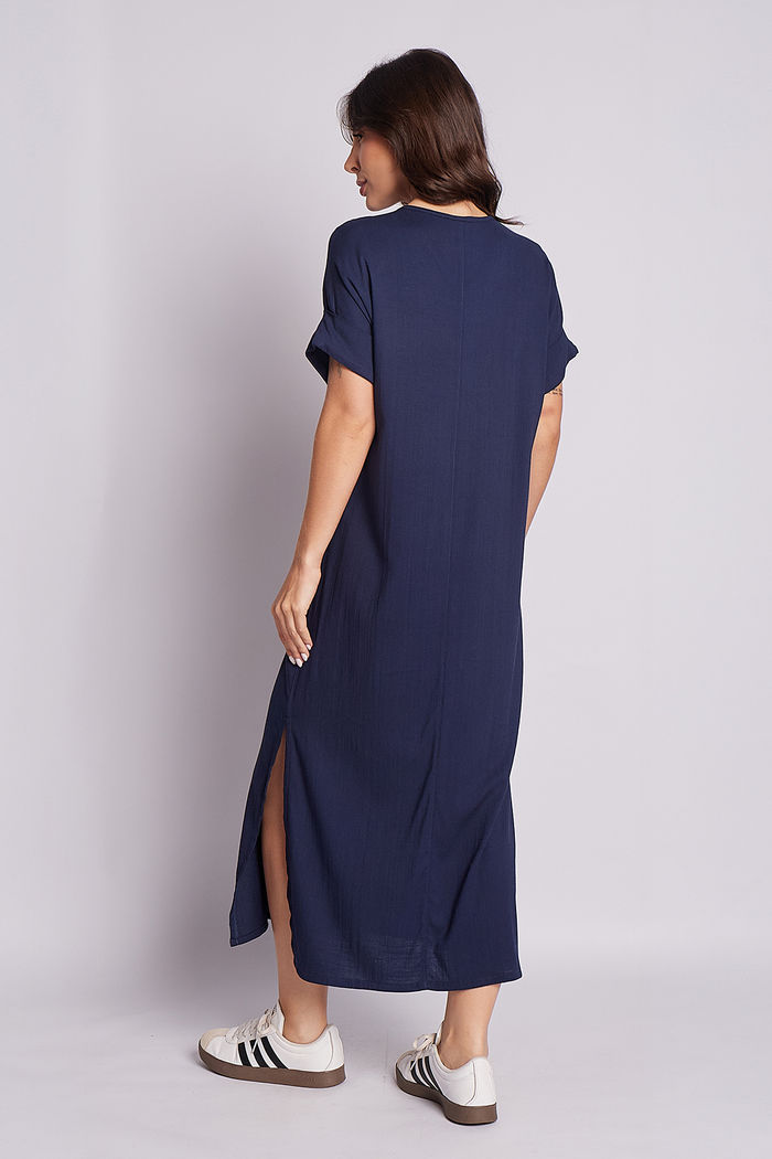 Vestido Elen Azul Marinho