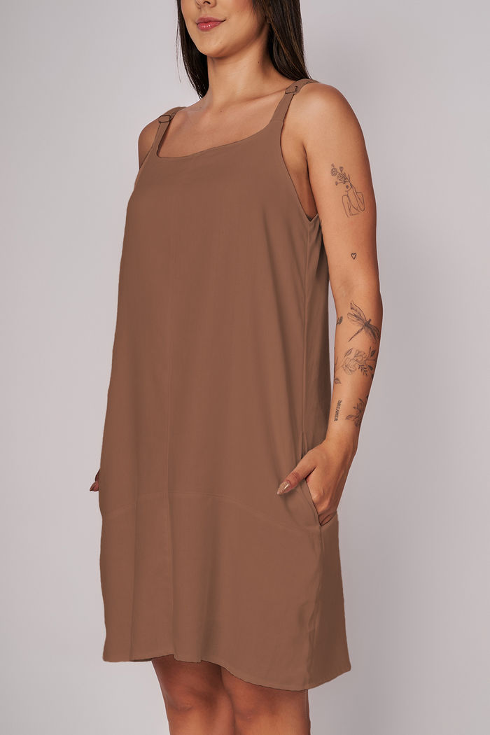 Vestido Cristalia Mocha