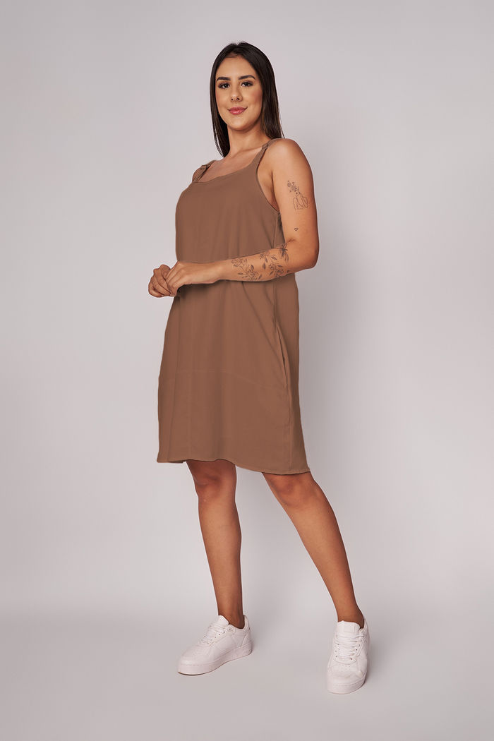 Vestido Cristalia Mocha