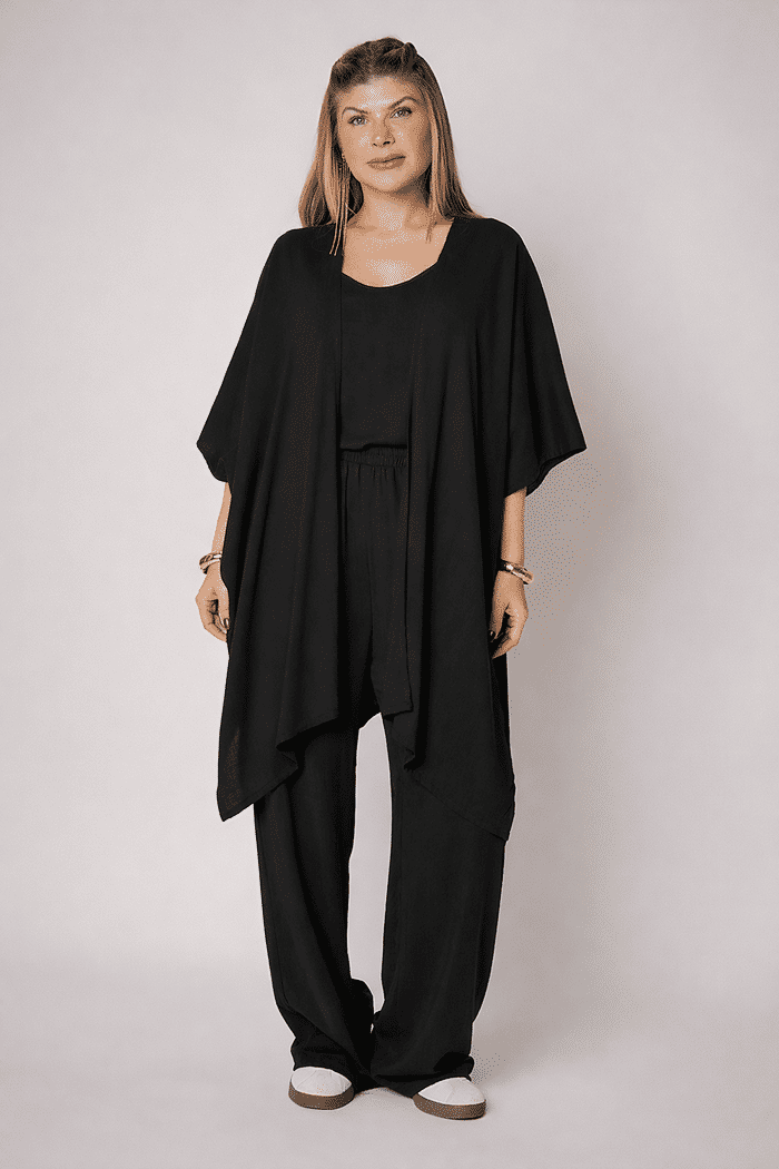 Conjunto Eli Preto - 3 Peças