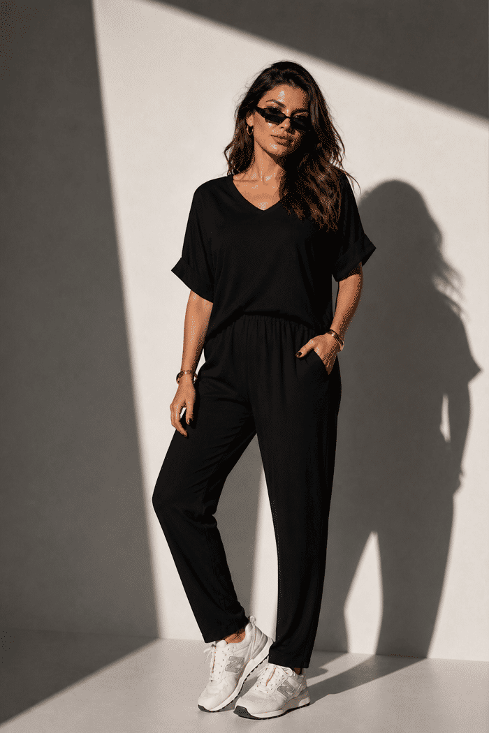 Conjunto Isadora Preto - 2 Peças