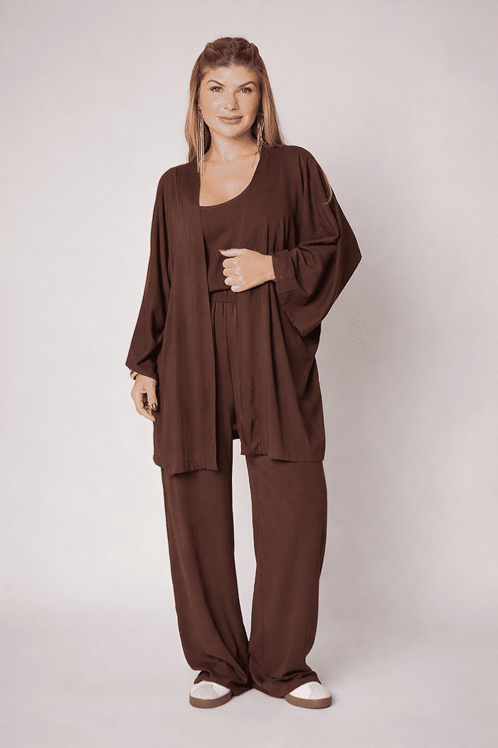 Kimono Aline Chocolate