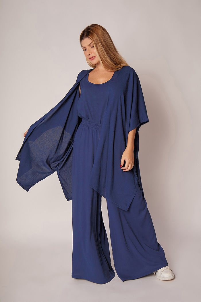 Kimono Eli Azul Marinho