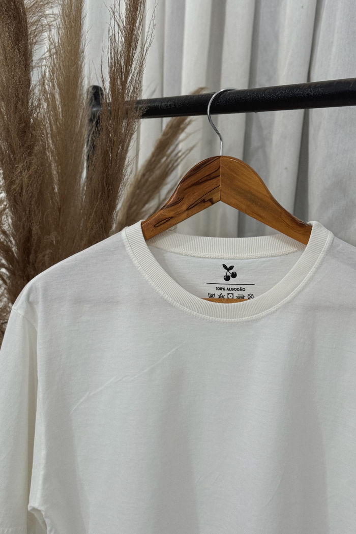 Cropped Oversized - Liso - Off White