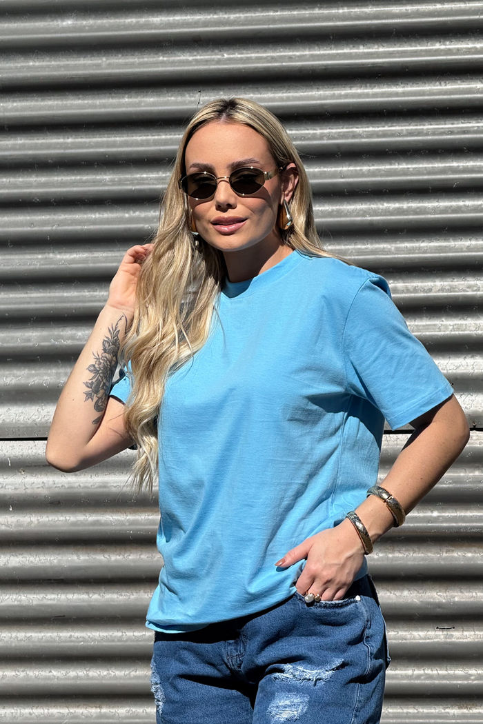 Camiseta Candy Color - Azul