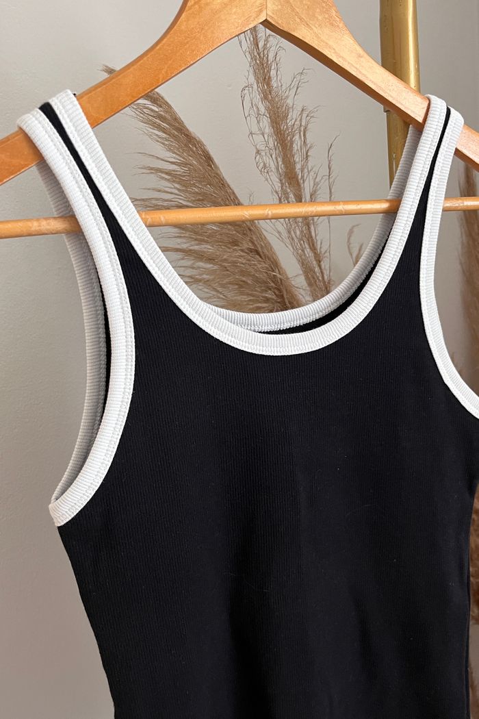 Regata Lauren - Bicolor preta