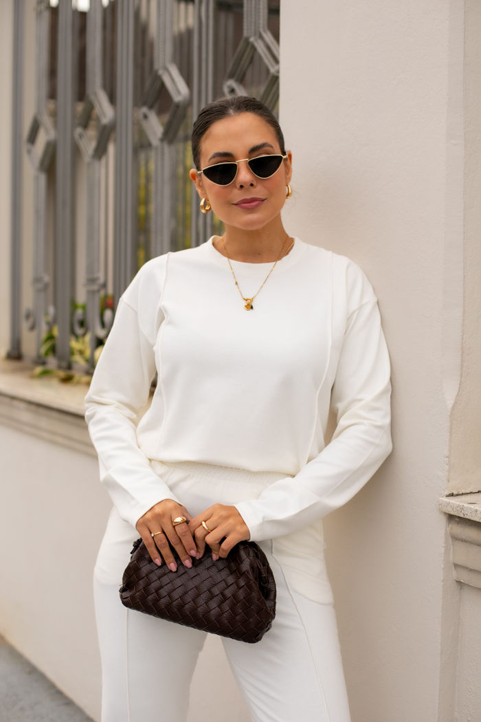 Conjunto de Molecotton Gaby - Off White