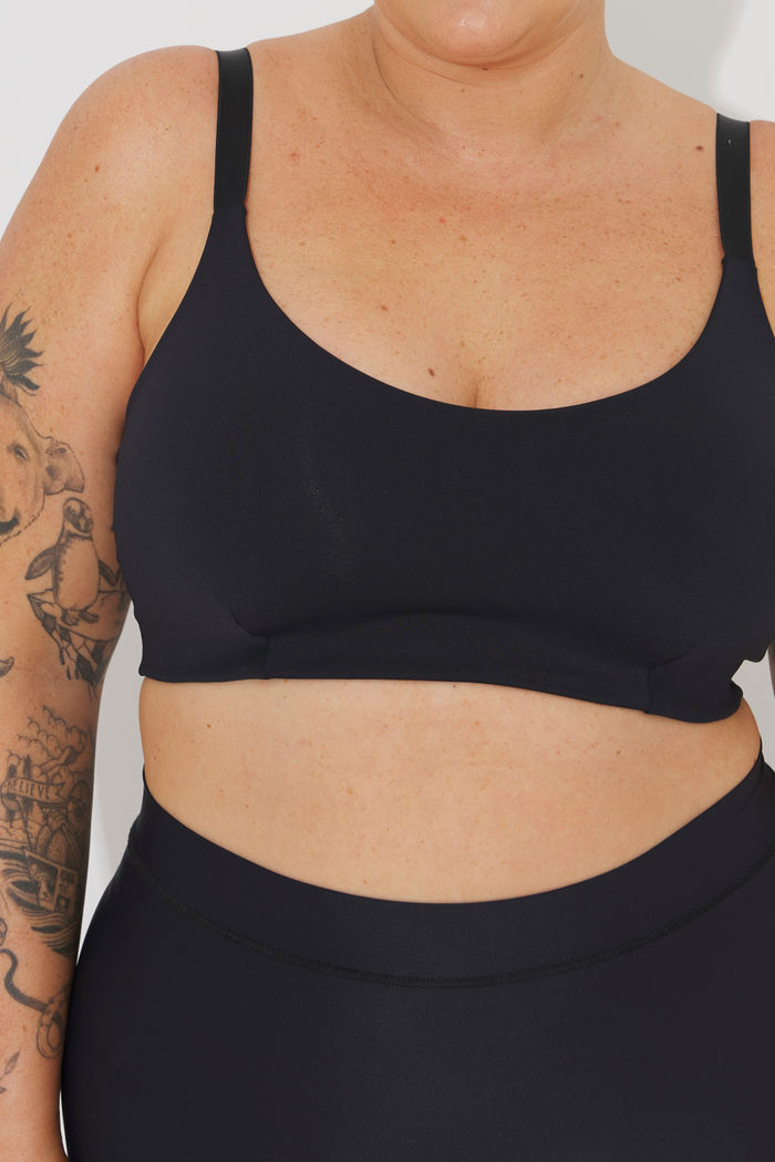 Sutiã Sem Bojo Soft Touch Plus Size Preto