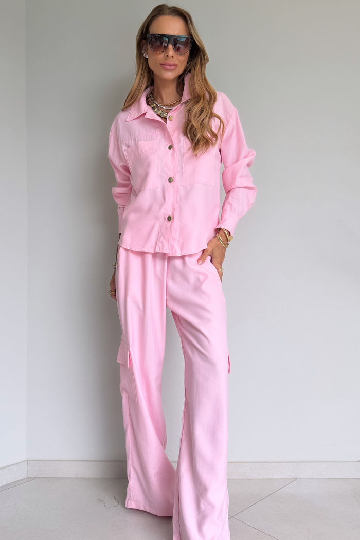 Conjunto Alfaiataria Marrant Royale na Cor Rosa