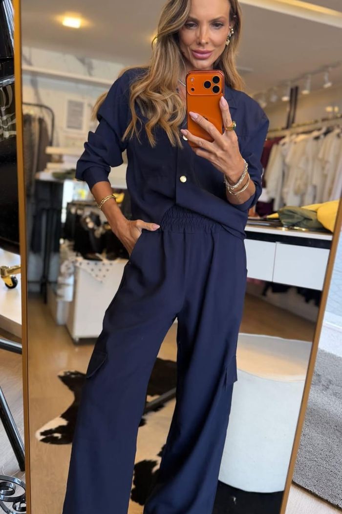 Conjunto Alfaiataria Marrant Royale na Cor Marinho