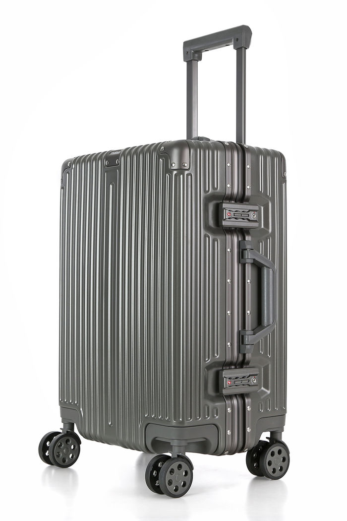 Mala de Viagem Grande 32kg Policarbonato ABS Noruega Maloa Chumbo