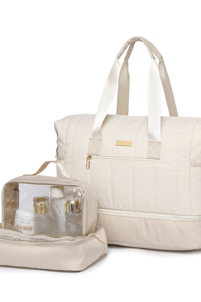 Bolsa de Viagem em Poliéster Multifuncional Nomad Maloa Bege