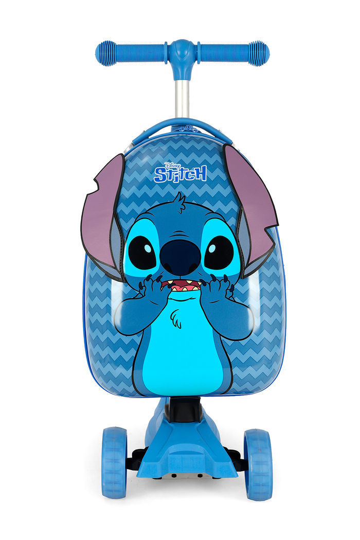 Mala de Viagem Infantil com Patinete em Policarbonato Stitch Surprise