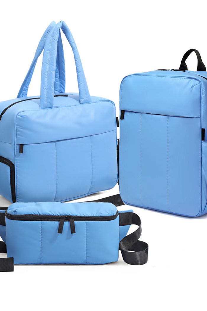 Kit de Viagem Confort Bag 3 Peças Maloa Azul