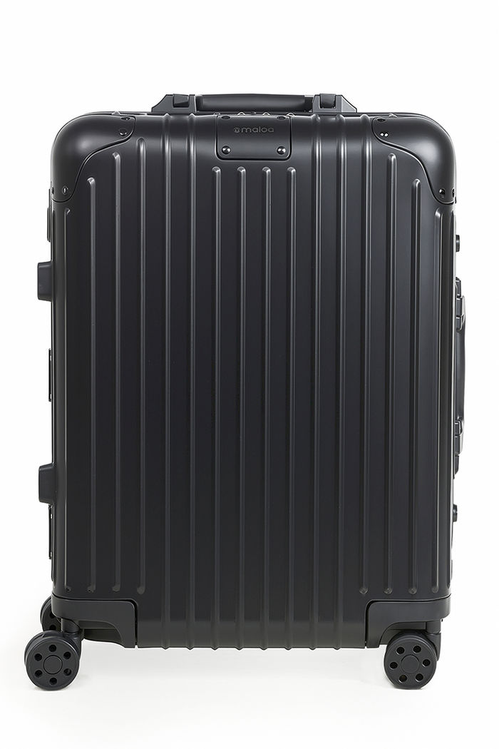 Mala de Viagem Pequena de Bordo 10 kg em Aluminio Dubai Maloa Preto