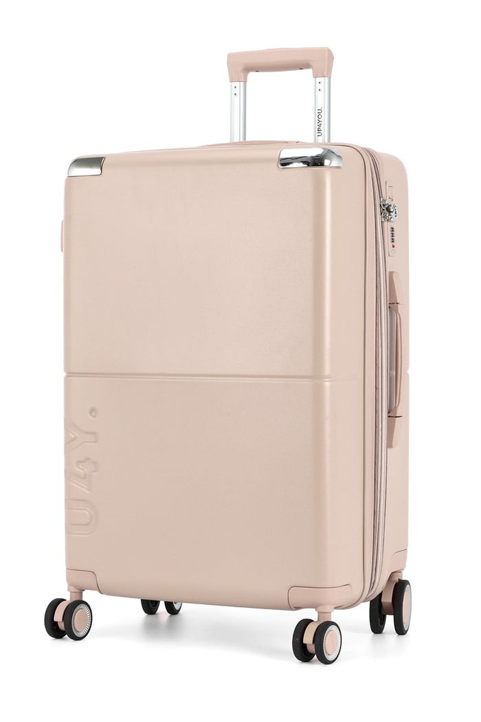 Mala de Viagem Pequena de Bordo 10kg com Expansor Katerini Bege