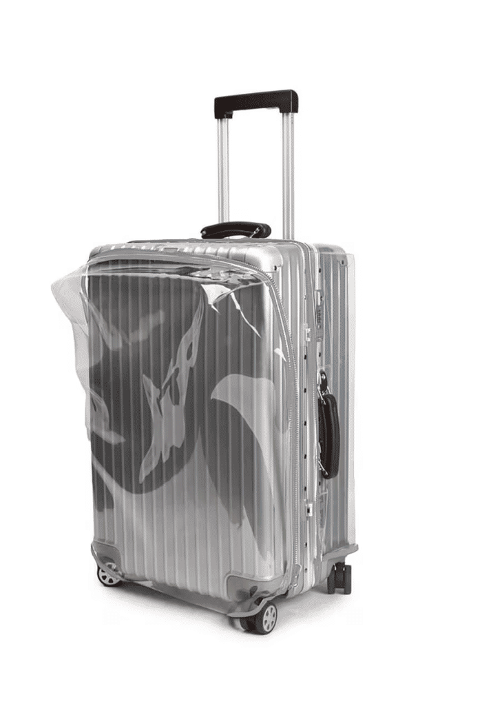 Capa de Mala Maloa Alça Tradicional Transparente Cinza G 32kg