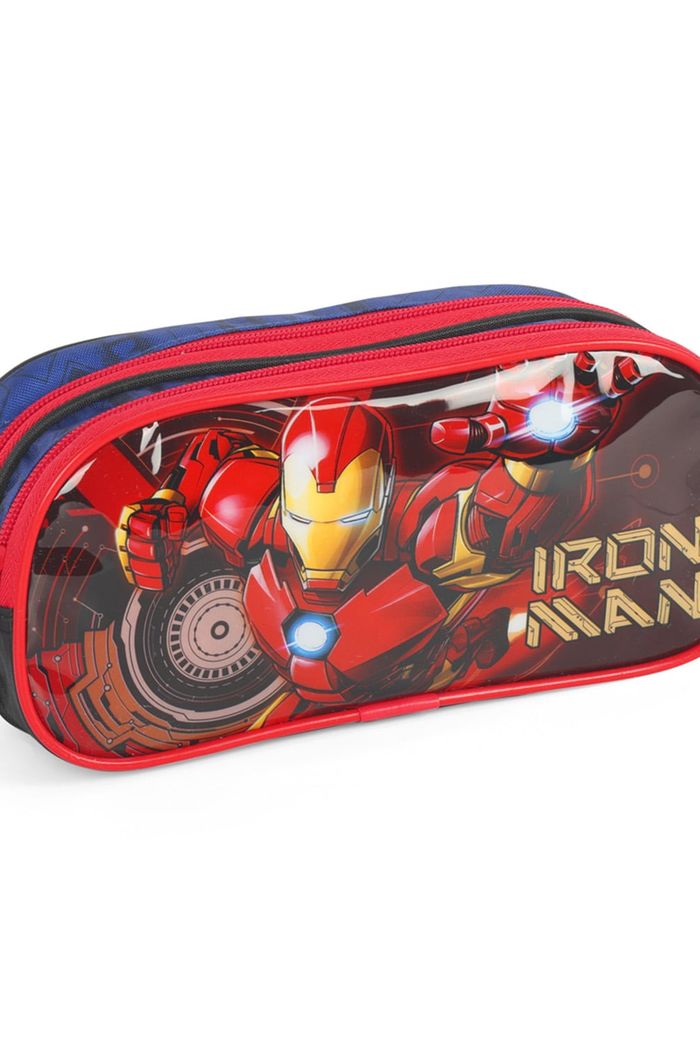 Estojo Escolar Infantil Homem de Ferro