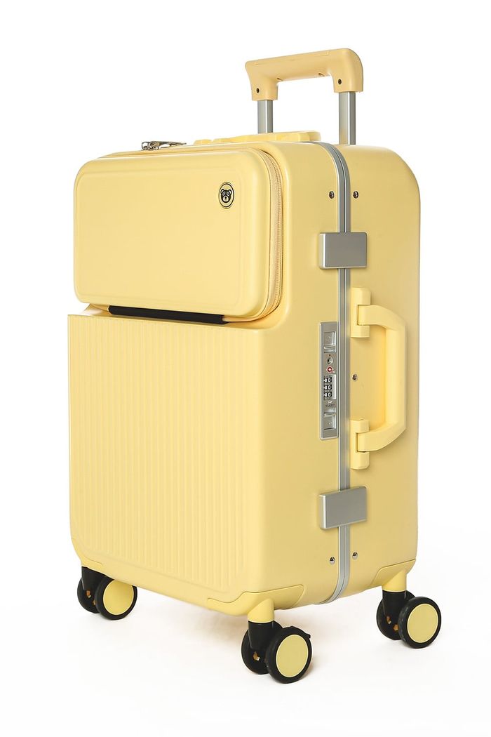 Mala de Viagem Pequena de Bordo 10 kg em Policarbonato Porto Maloa Amarelo