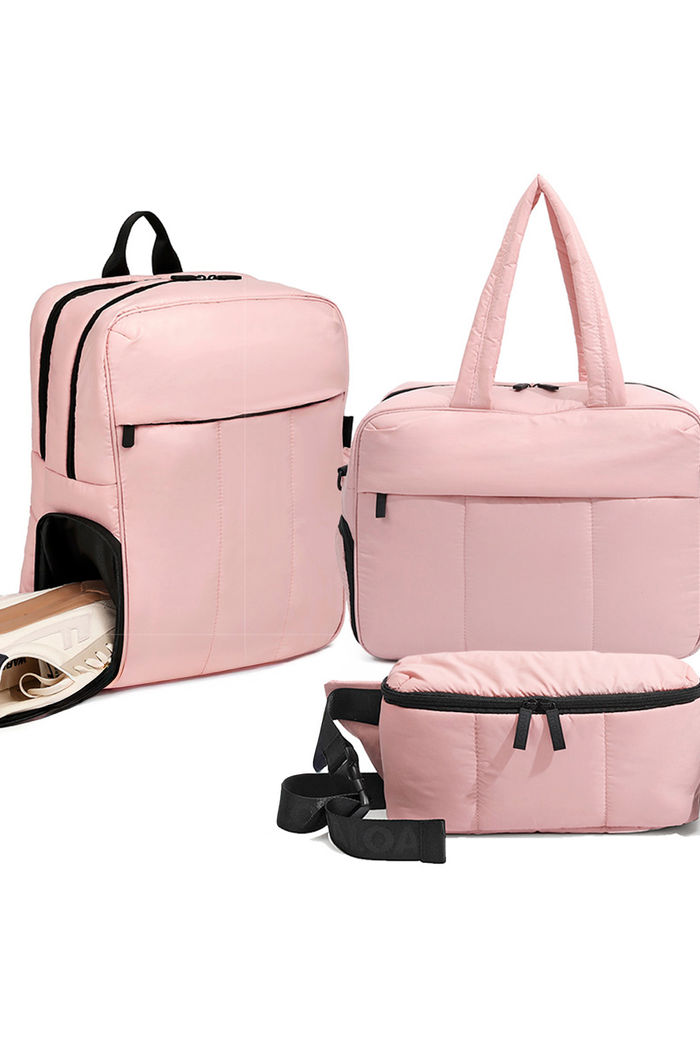 Kit de Viagem Confort Bag 3 Peças Maloa Rosa