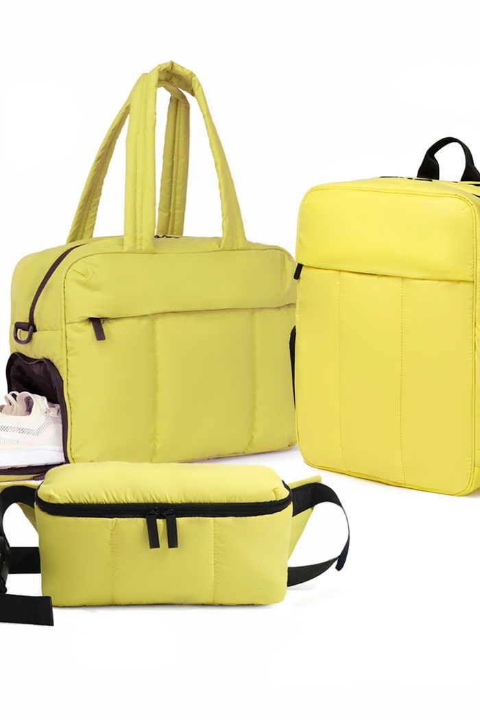 Kit de Viagem Confort Bag 3 Peças Maloa Amarelo