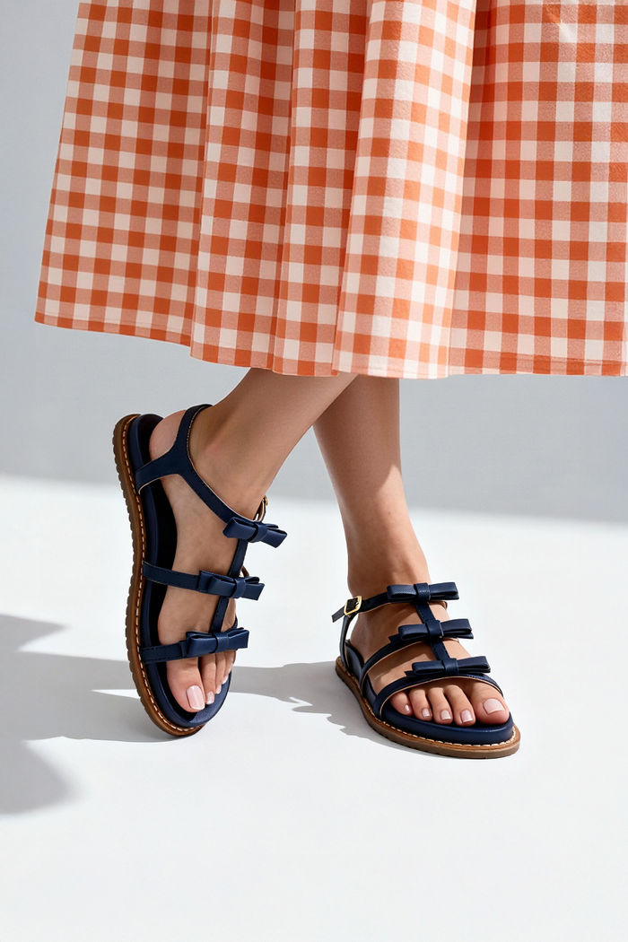 Papete com Lacinhos Azul Marinho