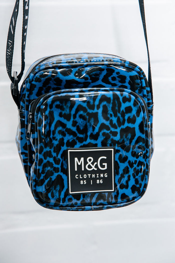 BOLSA SHOULDER BAG ONCINHA AZUL