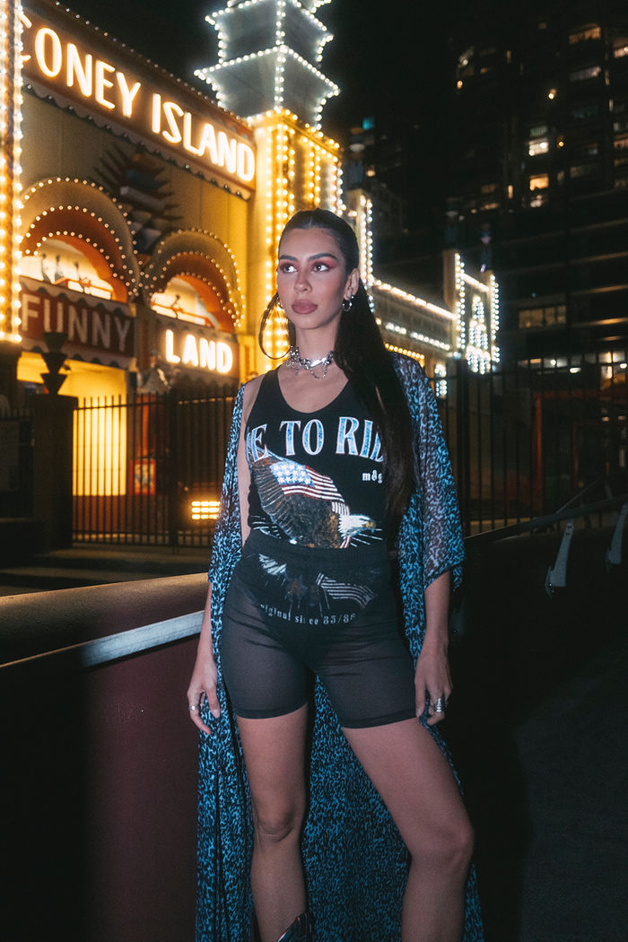 BODY EM COTTON PRETO LIVE TO RIDE