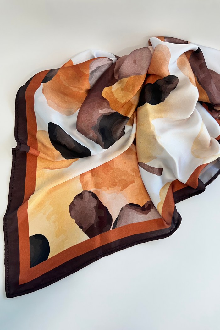 LENÇO QUADRADO ANIMAL PRINT 90X90