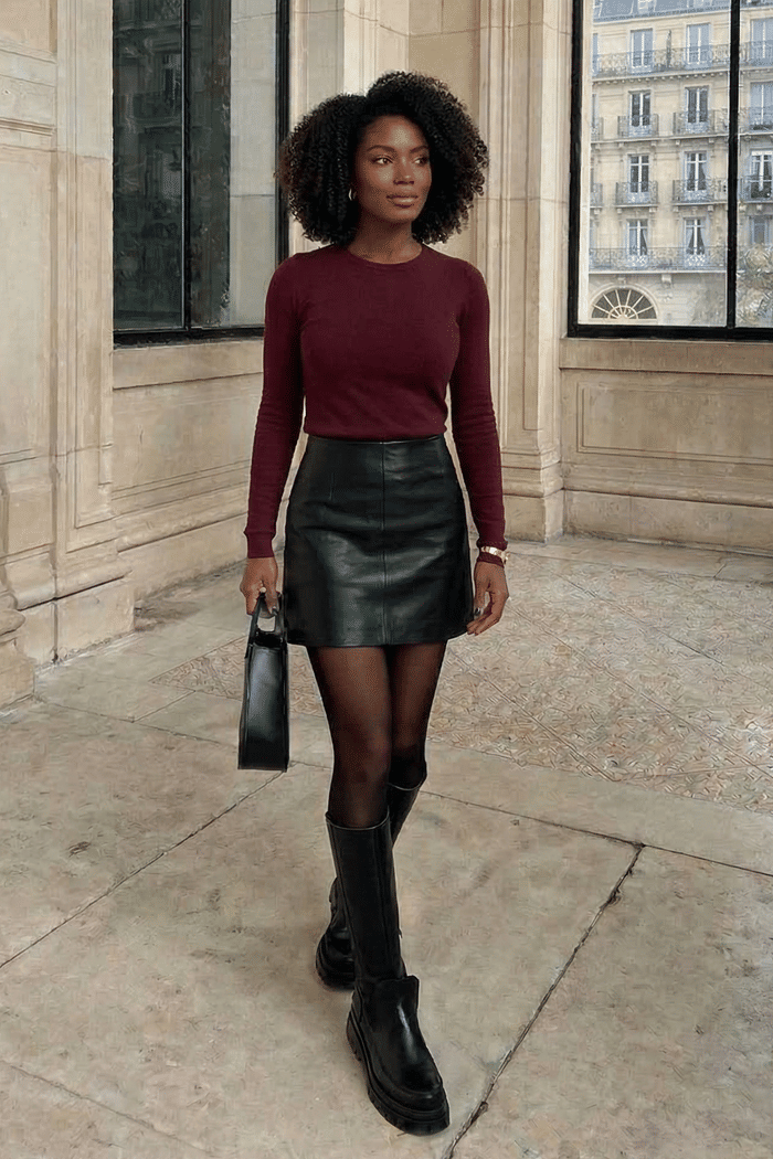 BLUSA TÉRMICA - BORDÔ