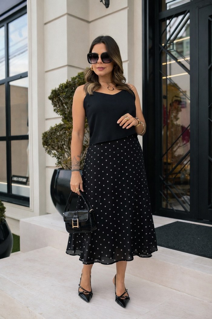 SAIA MIDI - POÁ PRETO