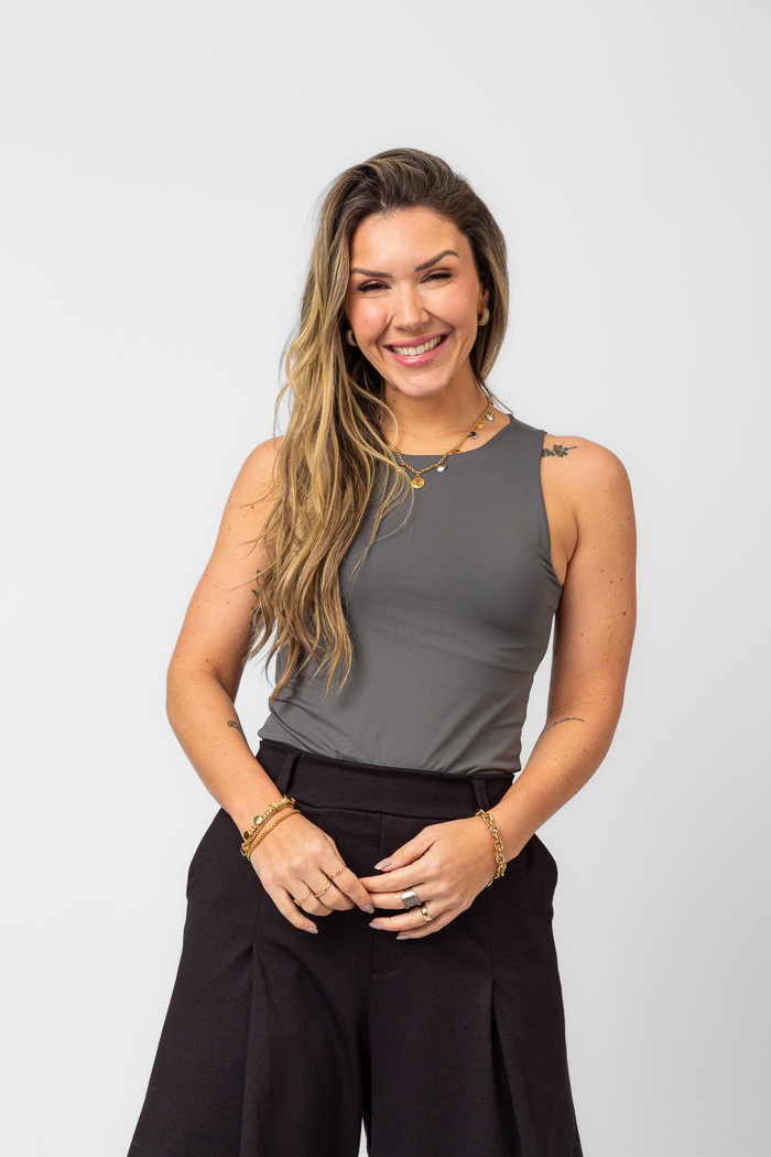 REGATA POLIAMIDA VITTA CINZA IRON