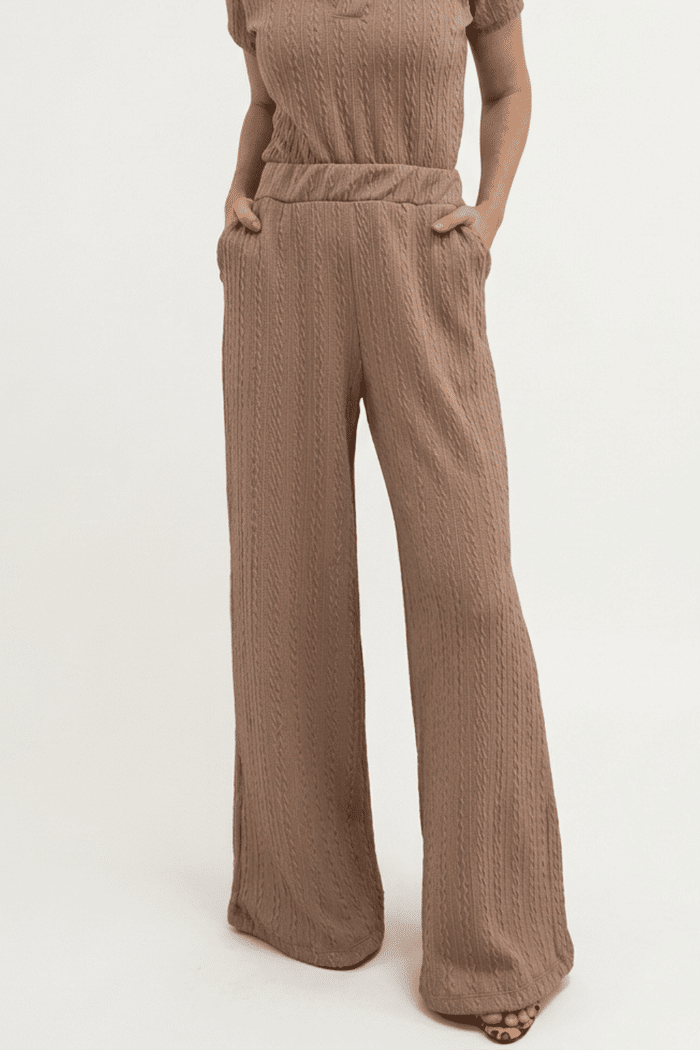CALÇA TRAMA NUDE