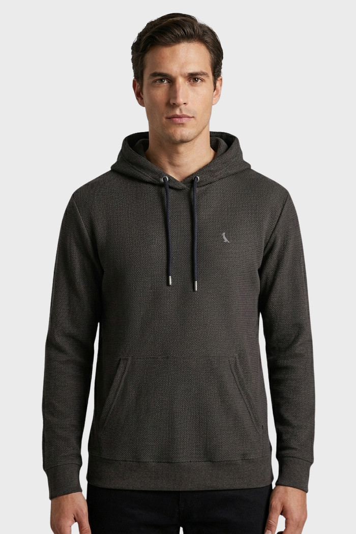 Moletom Reserva Capuz Hoodie Textura Jalapão Fuligem