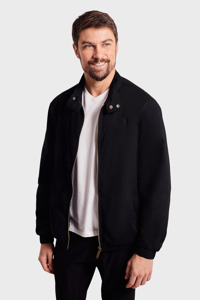 Jaqueta Reserva Masculina Casual Sarja Preto