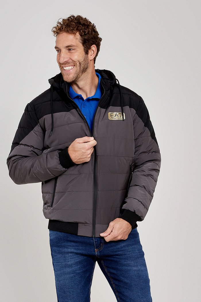 Jaqueta Emporio Armani EA7 Bomber Cinza