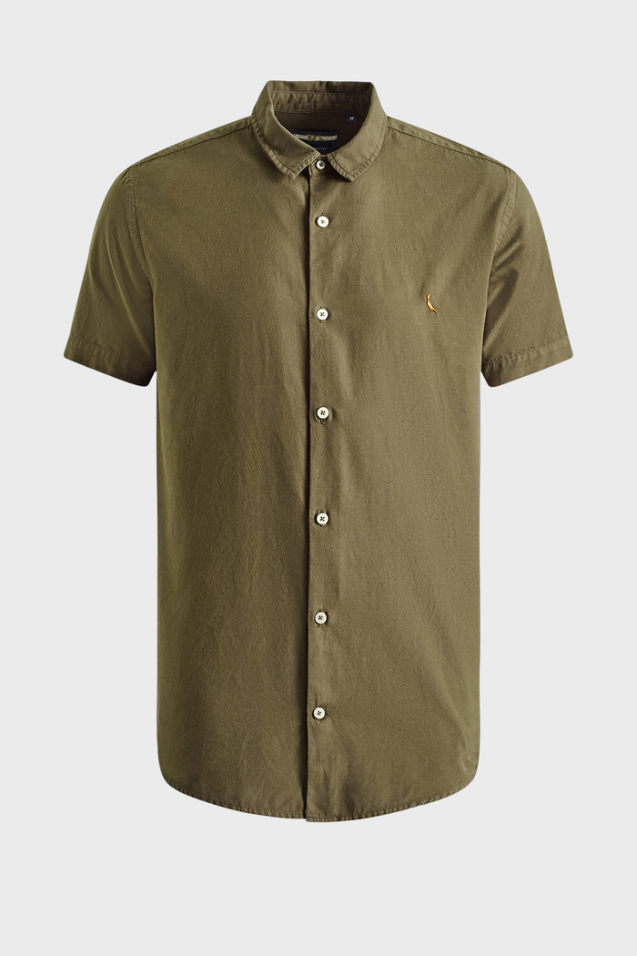 Camisa Reserva Manga Curta Nova Paraty Contraste Verder Musgo