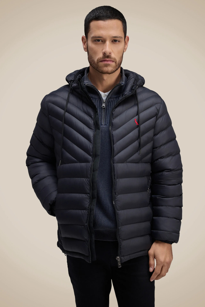Jaqueta Reserva Masculina Puffer Uptown Red Bird Preta