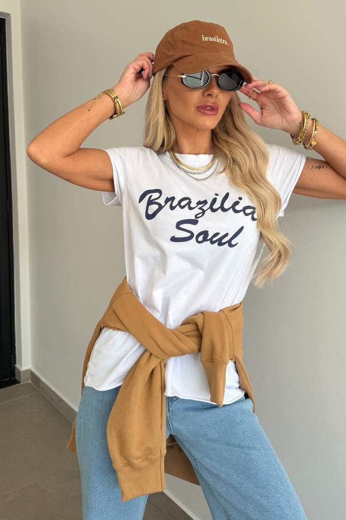 T-shirt Brazilian Soul Branco