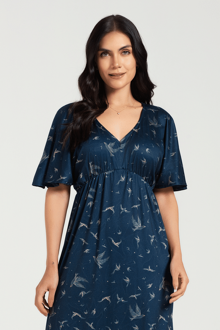 KAFTAN EM MALHA SOFT TOUCH FEMININO 