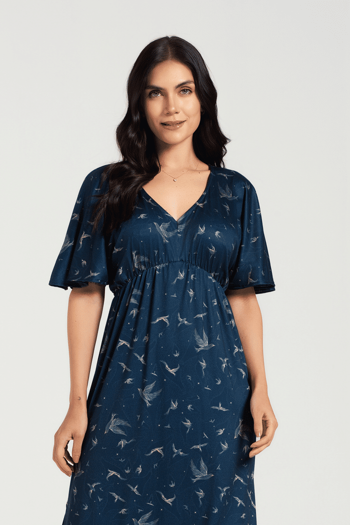 KAFTAN EM MALHA SOFT TOUCH FEMININO 