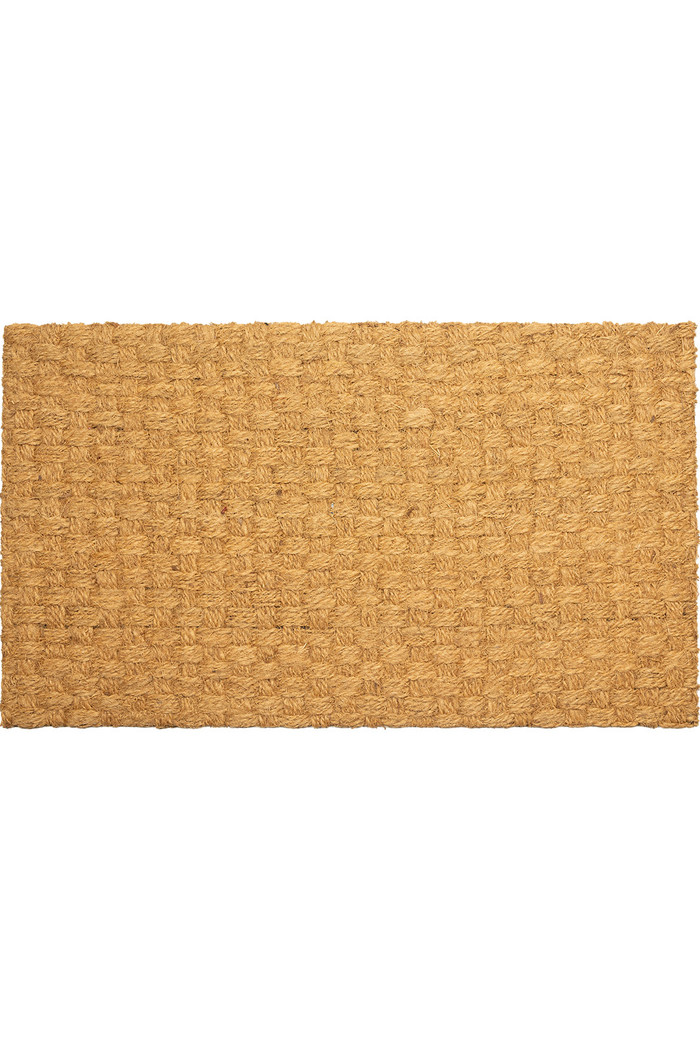 Tapete Capacho Fibra de Coco 45x75 Trança